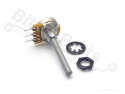 Adjustable resistance / potentiometer axial 10K Ohm Linear 1/4W ø4mm 